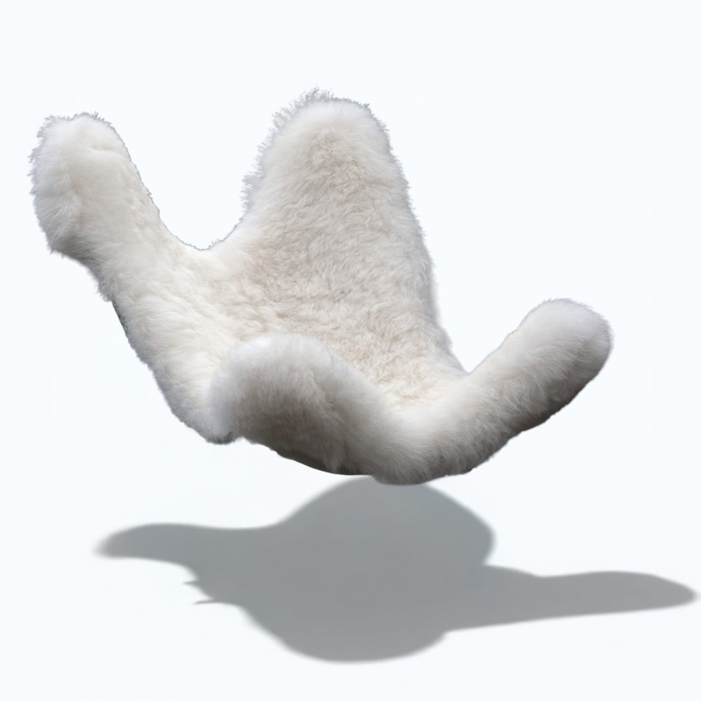 housse en mouton pour fauteuil butterfly baby