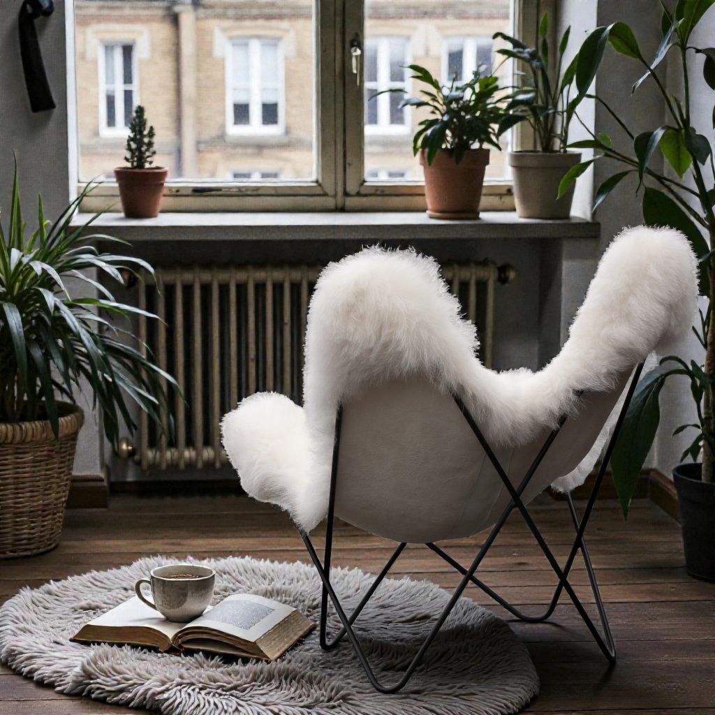 fauteuil butterfly mouton baby