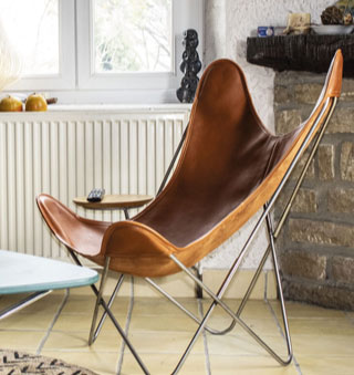 housse sur mesure en cuir