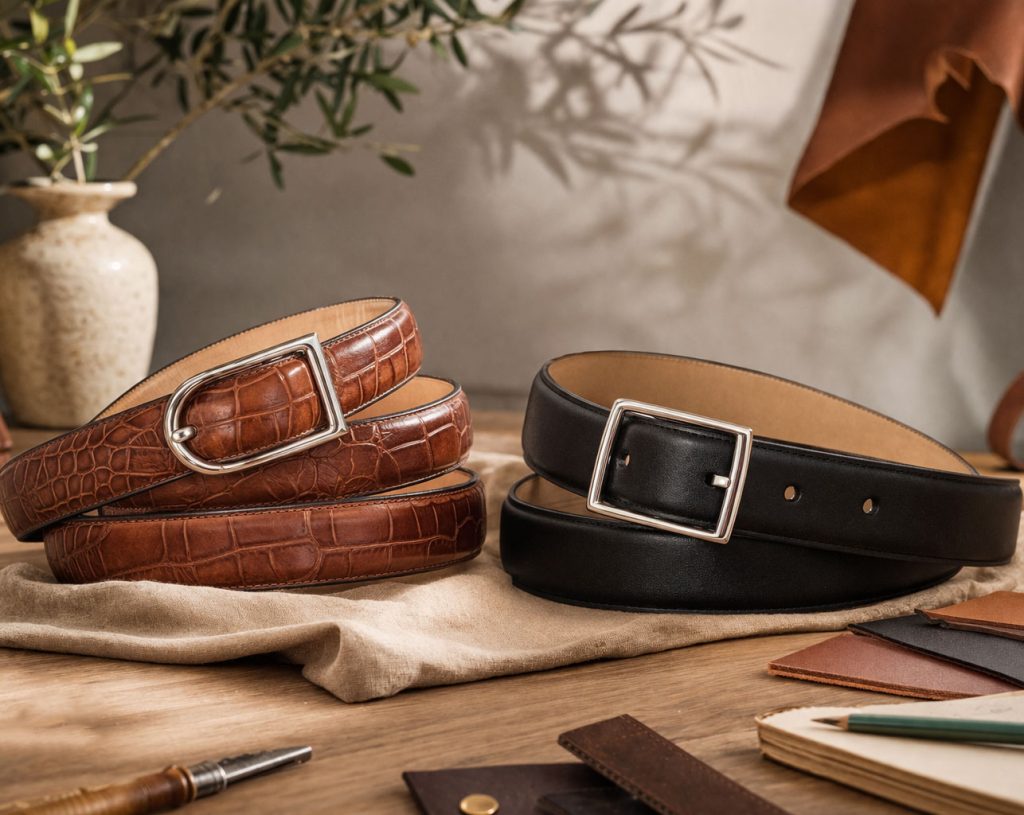 ceinture artisanale en cuir